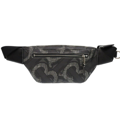 Burberry Tb Monogram Body Bag Waist Pvc Black 1380Burberry