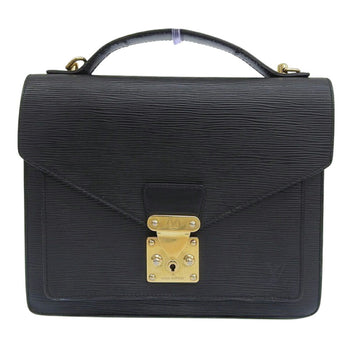 Louis Vuitton Epi Monceau M52122 Handbag In Black Noir