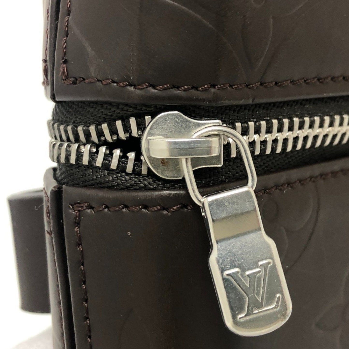 Louis Vuitton M46550 Monogram Glace Ray Bag Waist Pouch Accessory Case Leather