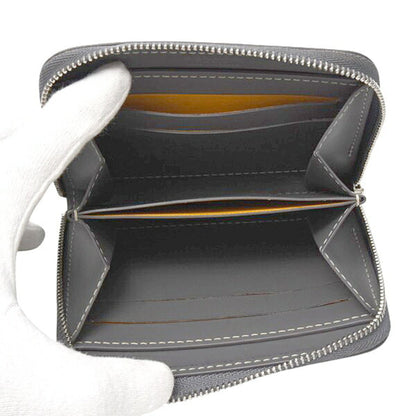 Goyard Matignon Pm Coin Case In Gray Pvc Leather