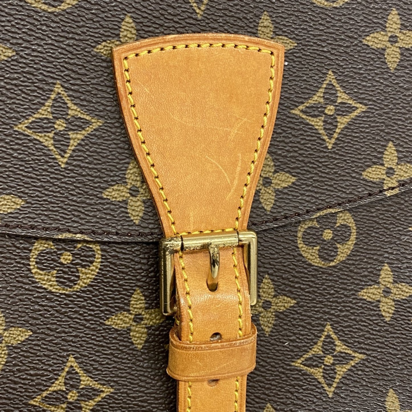 Louis Vuitton Monogram Jeune Fille Gm Shoulder Bag M51225 Brown