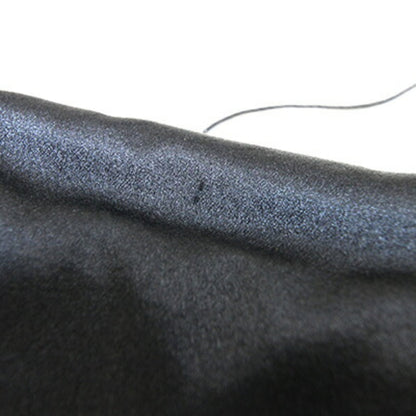 Prada Shoulder Bag In Black Satin With Tassel Embroidery