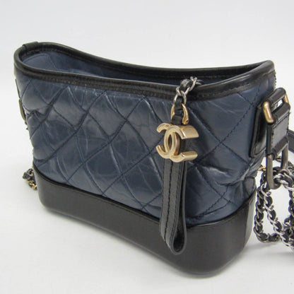 Chanel Gabriel De Chanel Small Women'S Leather Shoulder Bag Black