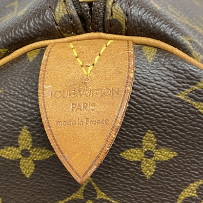 Louis Vuitton Monogram Keepall 55 Boston Bag M41424 Brown