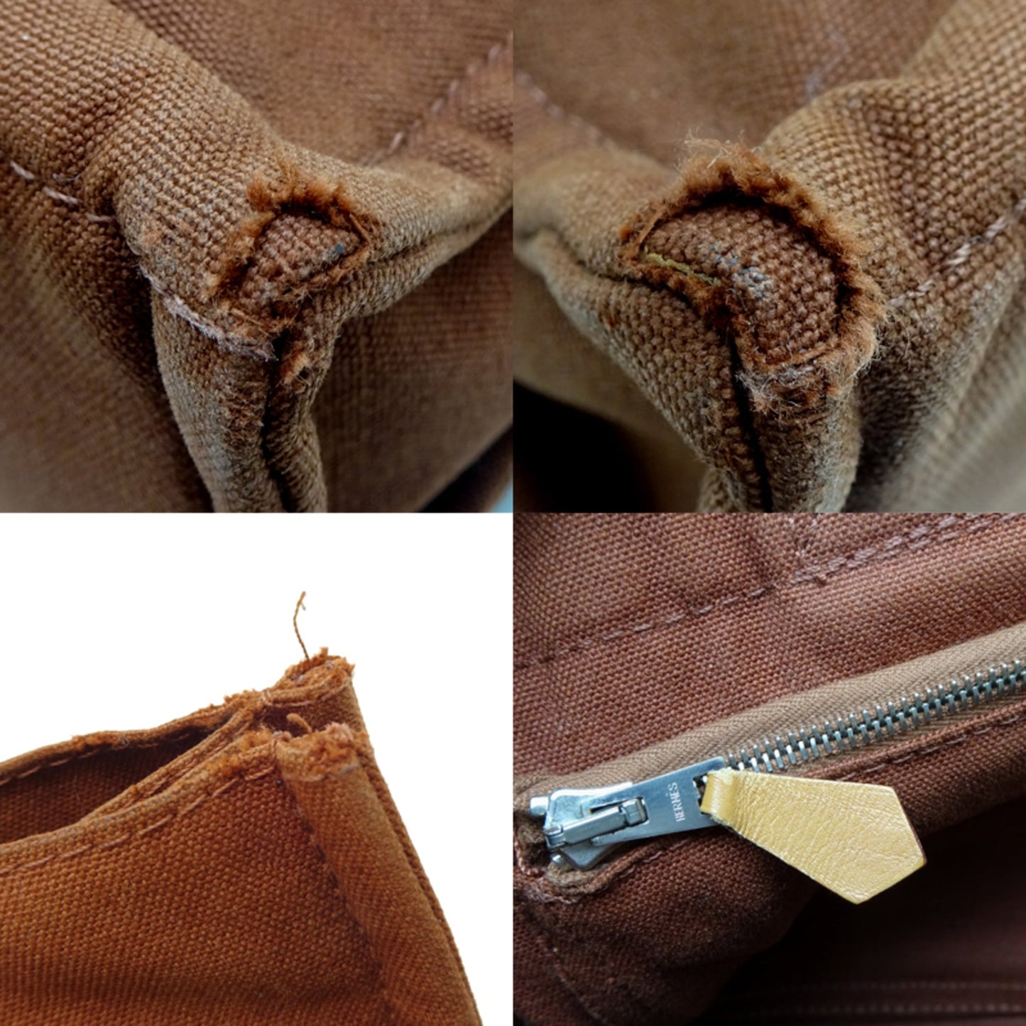 Cotton Hermes Tote Bag