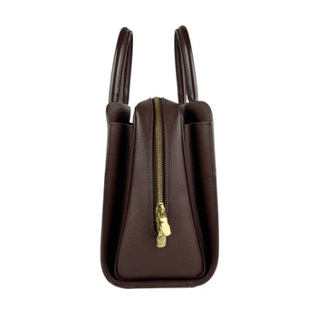 Louis Vuitton Damier Triana Handbag In Brown And Gold