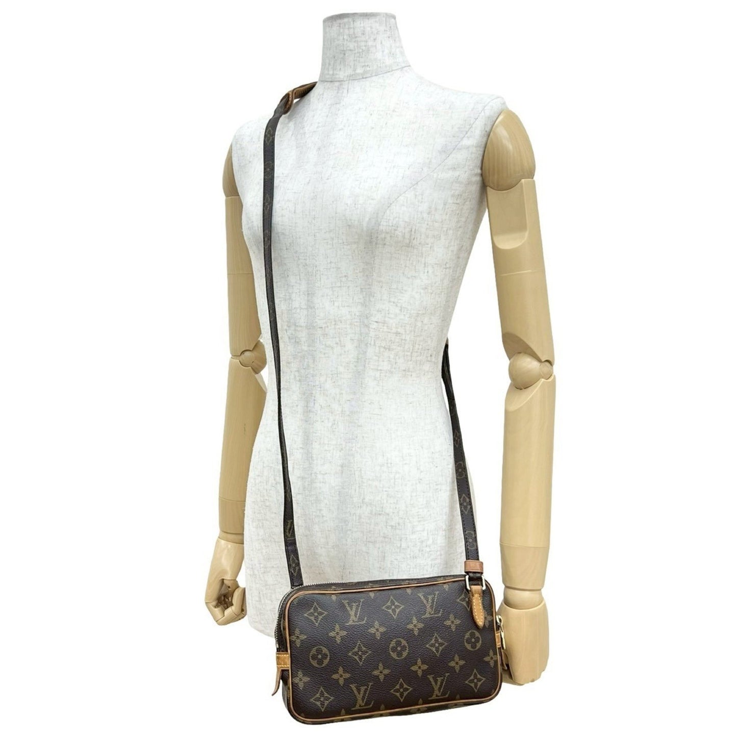 Louis Vuitton Marly Bandouliere Monogram Leather Shoulder Bag