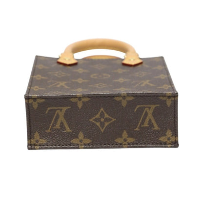 Louis Vuitton Monogram Petite Sac Plat Shoulder Bag M81295 Brown