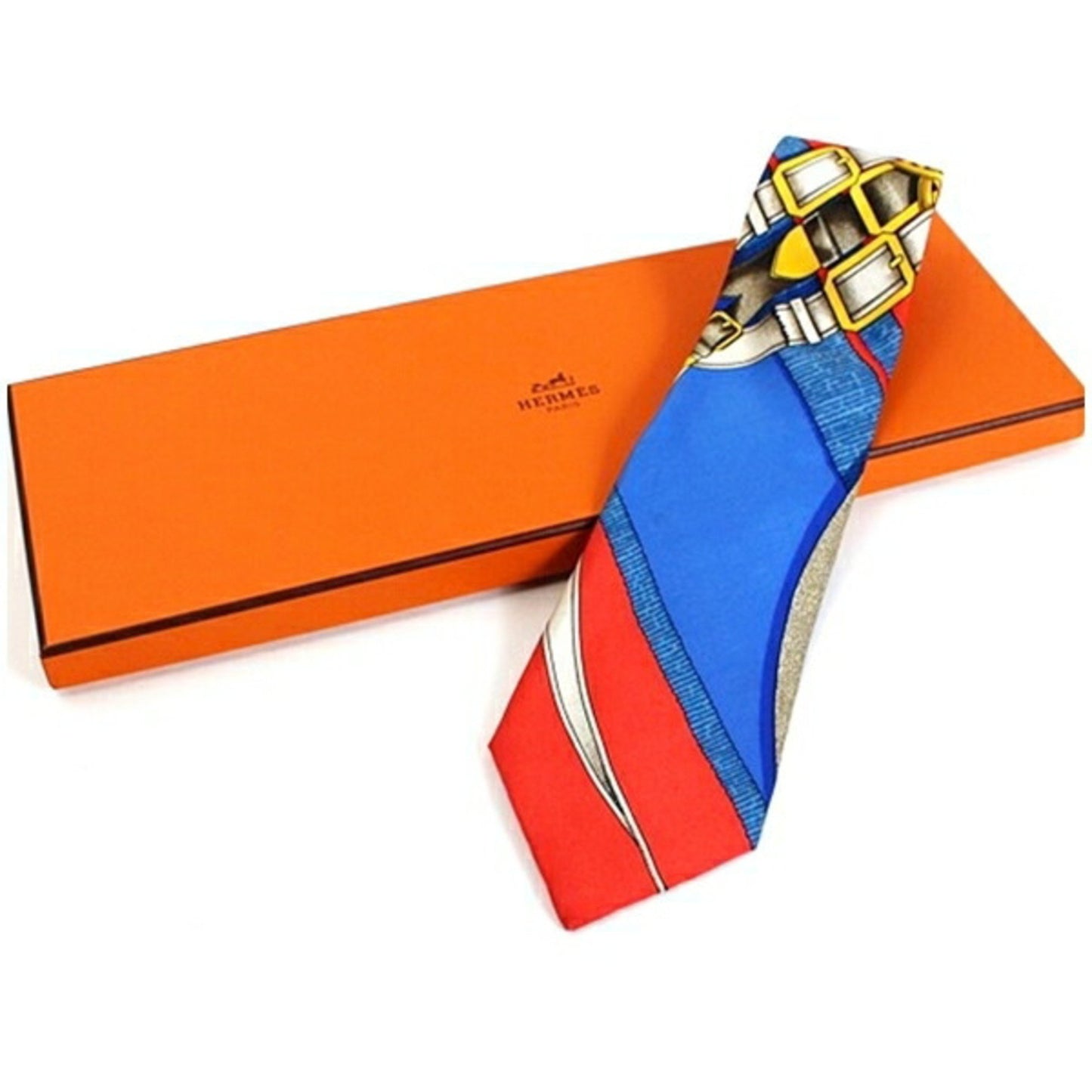 Hermes Silk Necktie Scarf Pattern Hermes