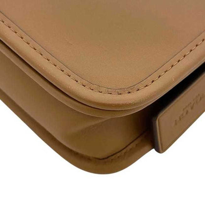 Coach Shoulder Bag Ec-23956 Camel Brown F87768 Leather Crossbody Turnlock Flap