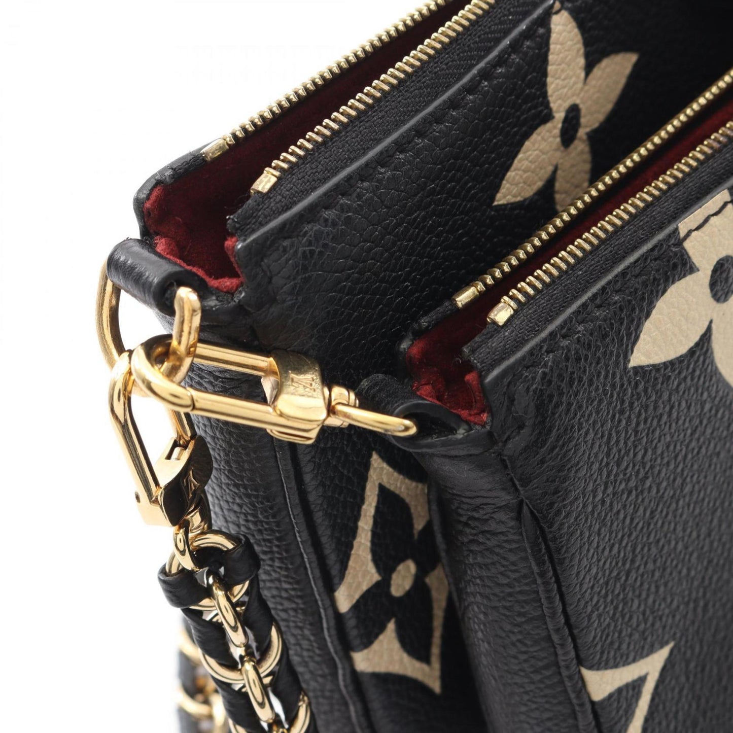 Louis Vuitton Multi Pochette Accessoires Two-Tone Leather Shoulder Bag