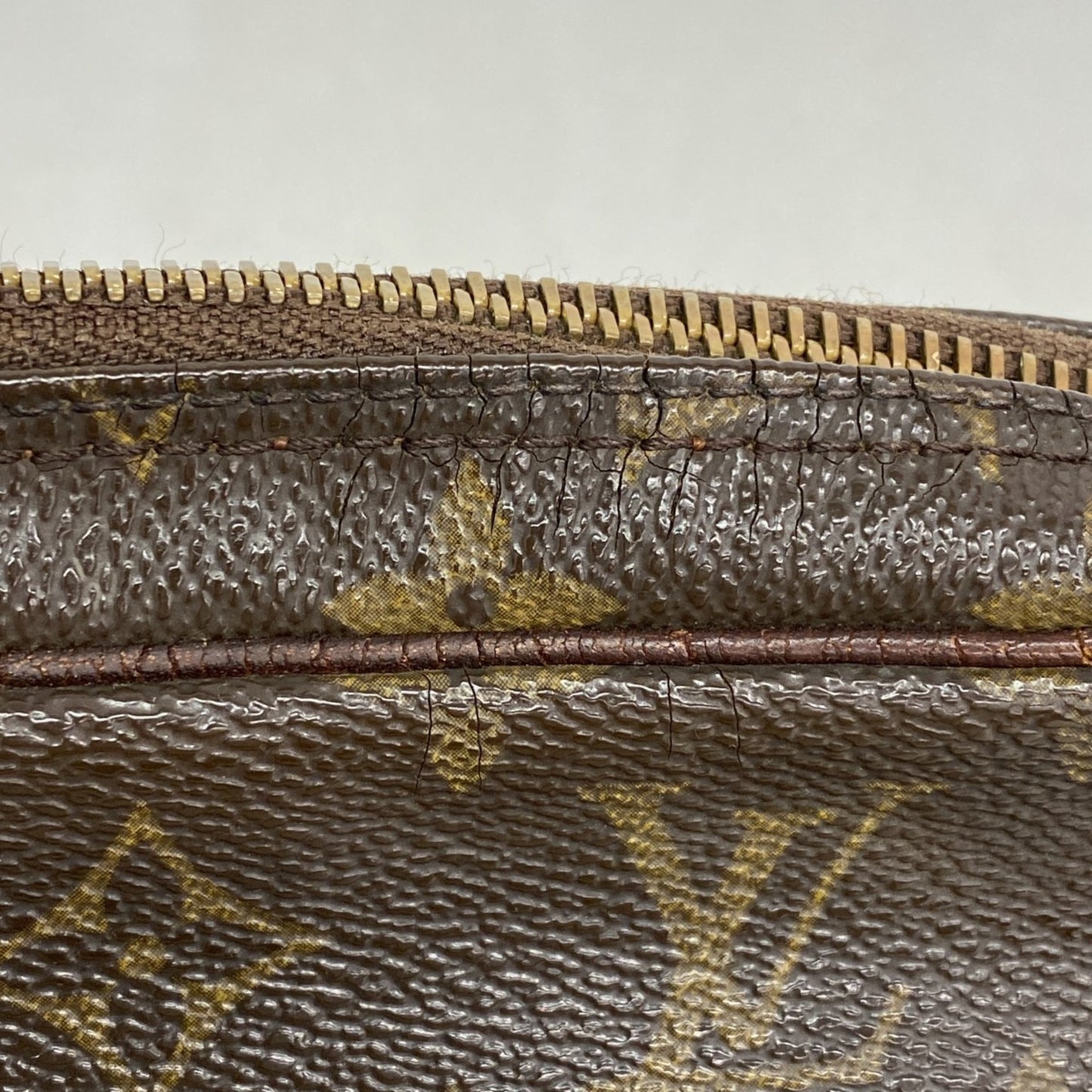 Louis Vuitton Monogram Marly Dragonne Pm Clutch Bag M51827 Brown