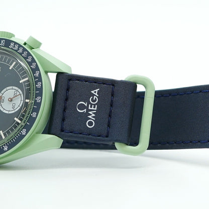 Swatch X Omega Mission On Earth S033G100 Navy Dial