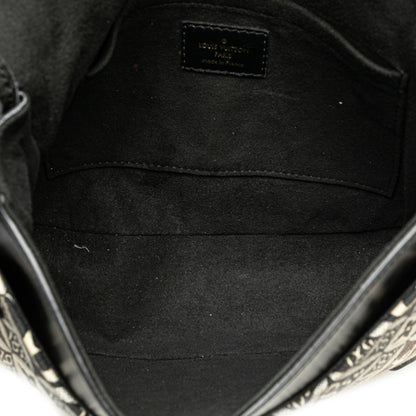 Louis Vuitton Since1854 Neo Saumur Mm Shoulder Bag M57488 Black Canvas