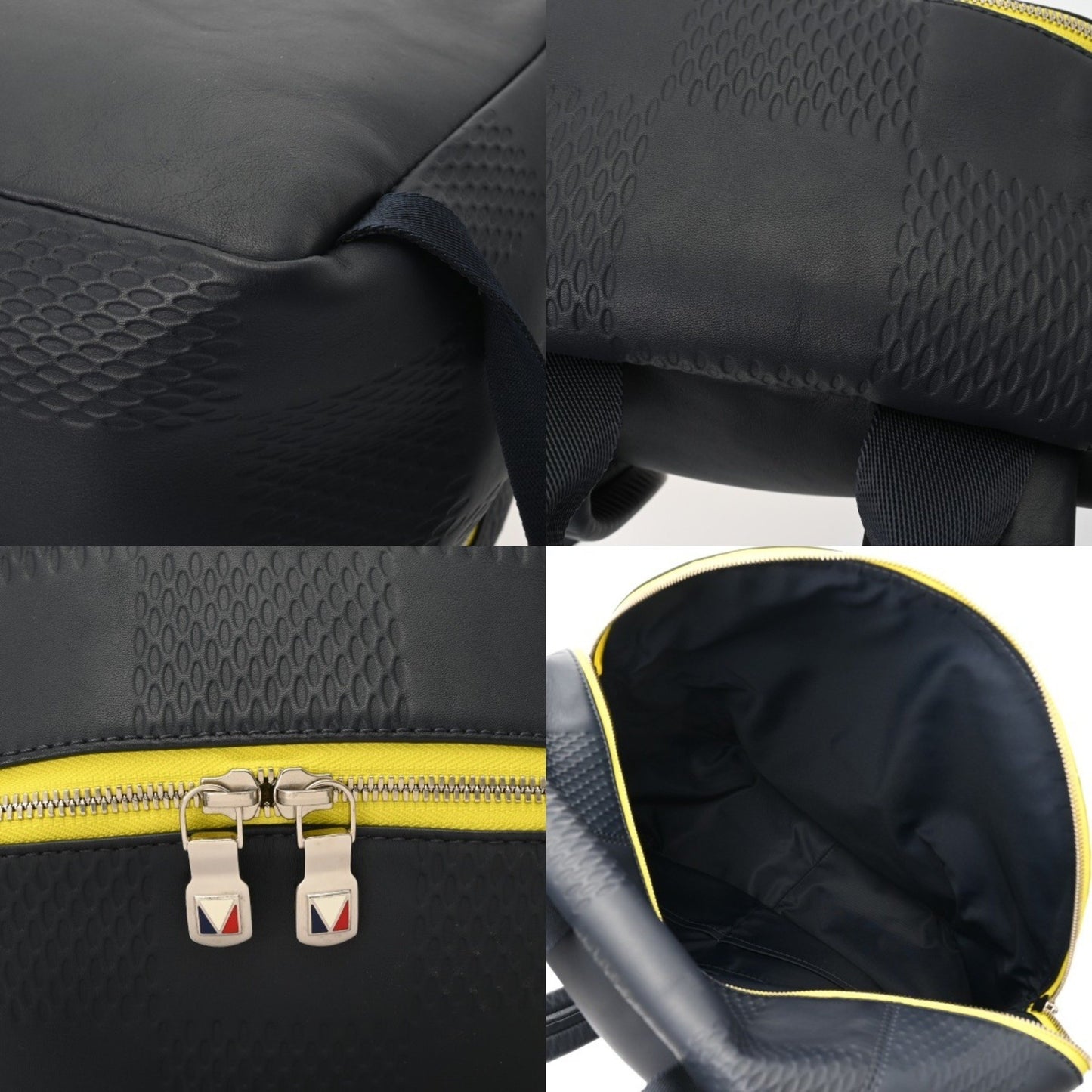 Louis Vuitton Damier Infini Apollo Backpack In Asphalt Blue