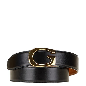 Gucci G Logo Belt Size: 70 28 036 519 Black Brown Leather