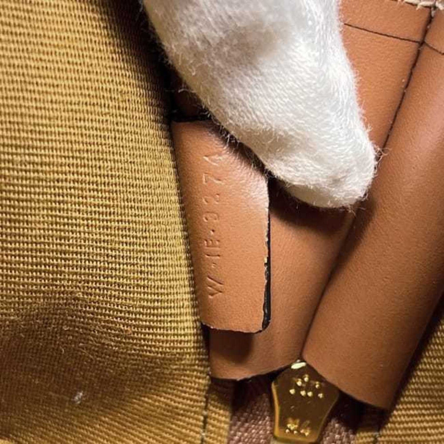 Celine Mini Pouch F-24383 White/Brown Triomphe Print 4M1622Czj Pvc Leather W-Ie-3274