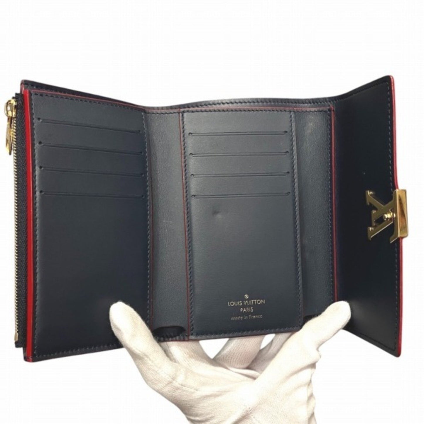 Louis Vuitton Portefeuille Capucines Compact M63741 Tri-Fold Wallet