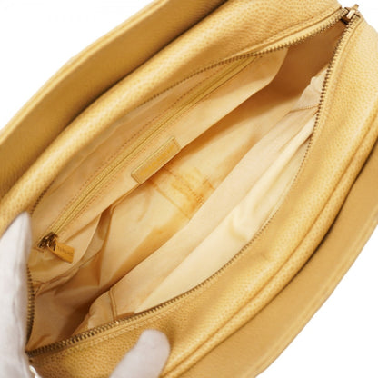 Chanel Matelasse Chain Handbag In Beige Caviar Leather For Women