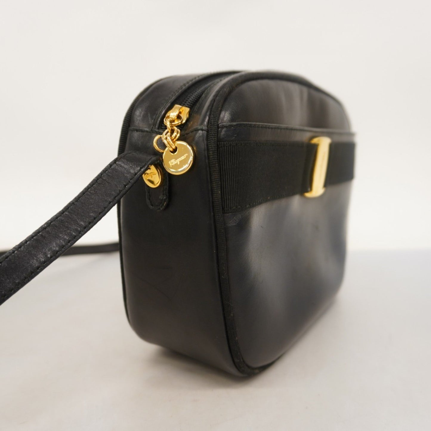 Salvatore Ferragamo Vara Leather Shoulder Bag