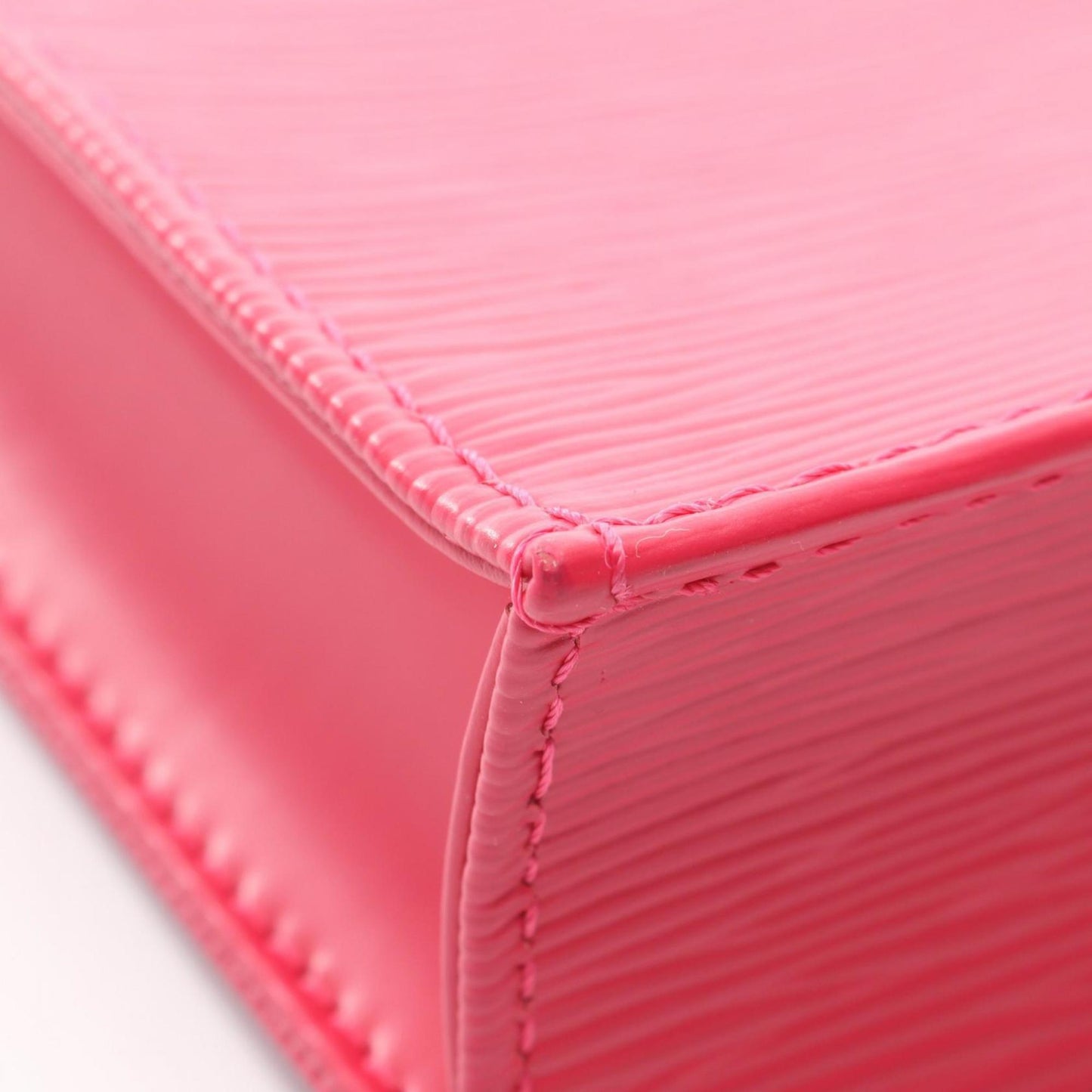 Louis Vuitton Petite Sac Plat Epi Leather Rose Pondicherry Handbag