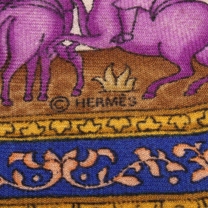 Hermes Herms Carr 90 Qalamdan Scarf