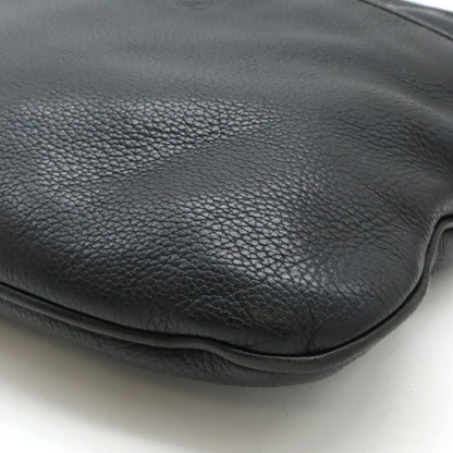 Loewe Anagram Shoulder Bag Leather Black 323.26.B30
