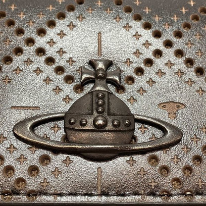 Vivienne Westwood Perforated Leather Long Wallet Bifold