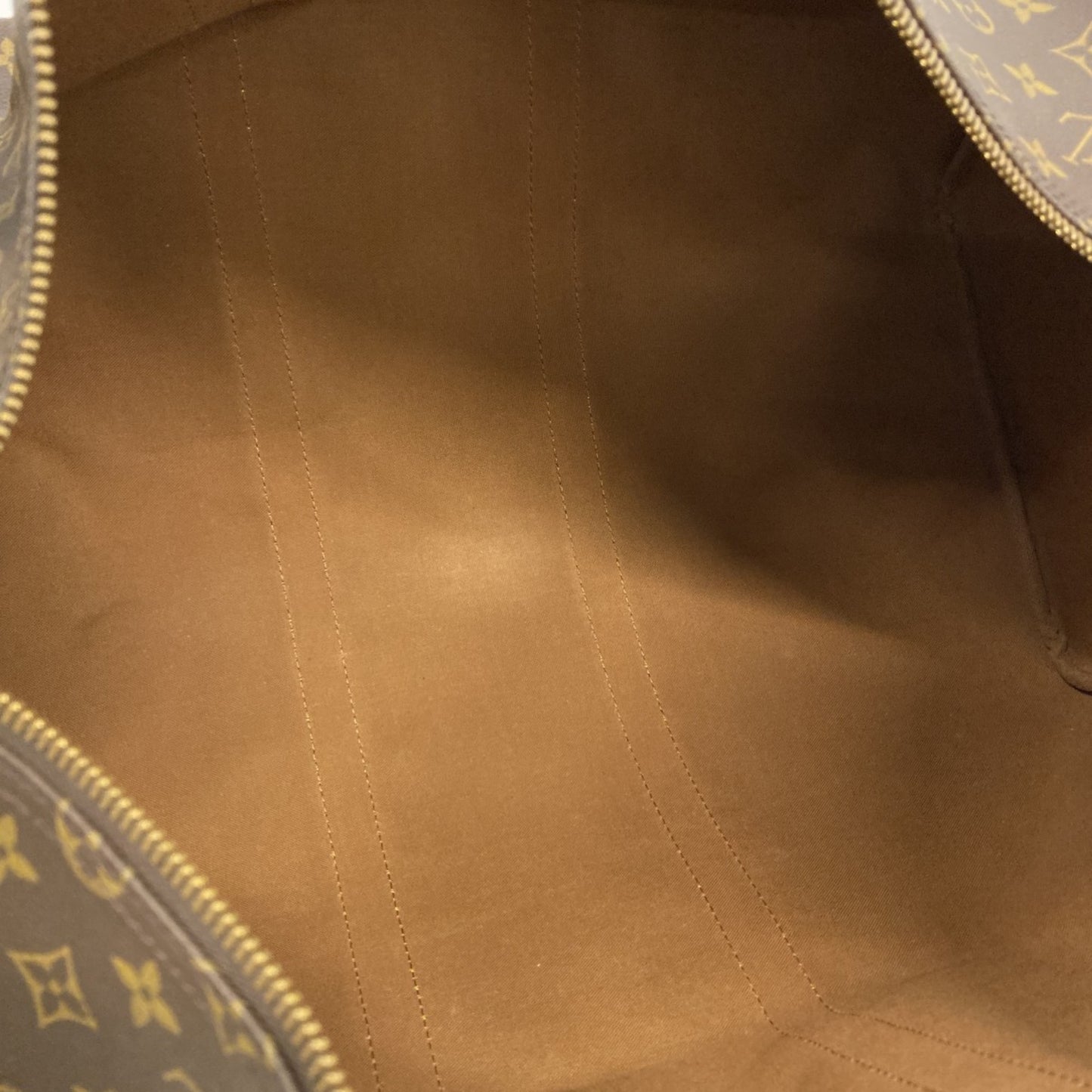 Louis Vuitton Monogram Keepall 55 Boston Bag M41424 Brown