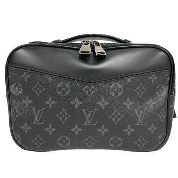 Louis Vuitton M42906 Bum Bag Monogram Eclipse Body Shoulder Waist Pouch Black