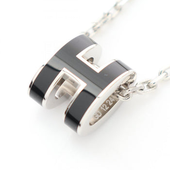 Hermes Hermes Mini Pop H Mini Pop Necklace Stainless Steel