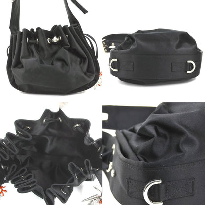 Givenchy Shoulder Bag In Black Satin