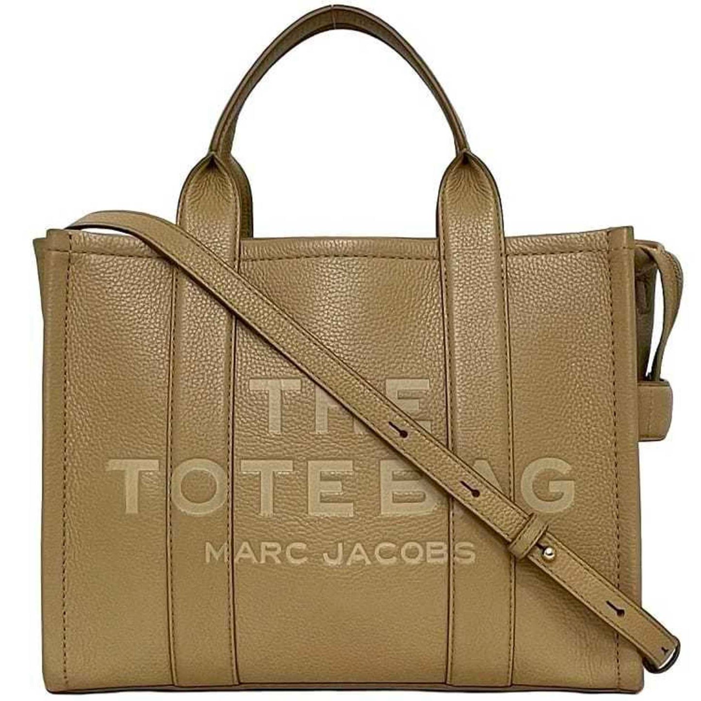 Marc Jacobs 2-Way Bag The Tote Ec-23445 Beige H004L01Pf21 Leather Tote Shoulder Crossbody