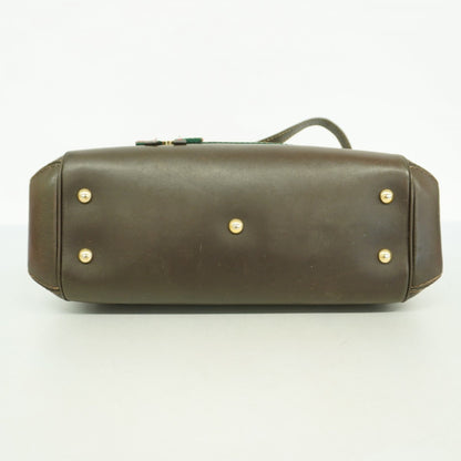 Gucci Gg Canvas Sherry Line Mayfair Handbag 269894 Brown 2-Way Bag