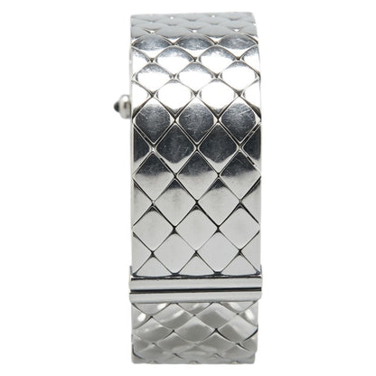 Chanel Matelasse Watch Quartz Black Dial Stainless Steel