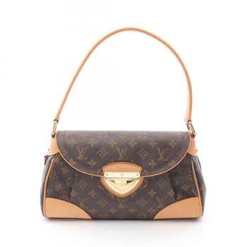 Louis Vuitton Beverly Mm Shoulder Bag Coated Canvas Leather Monogram