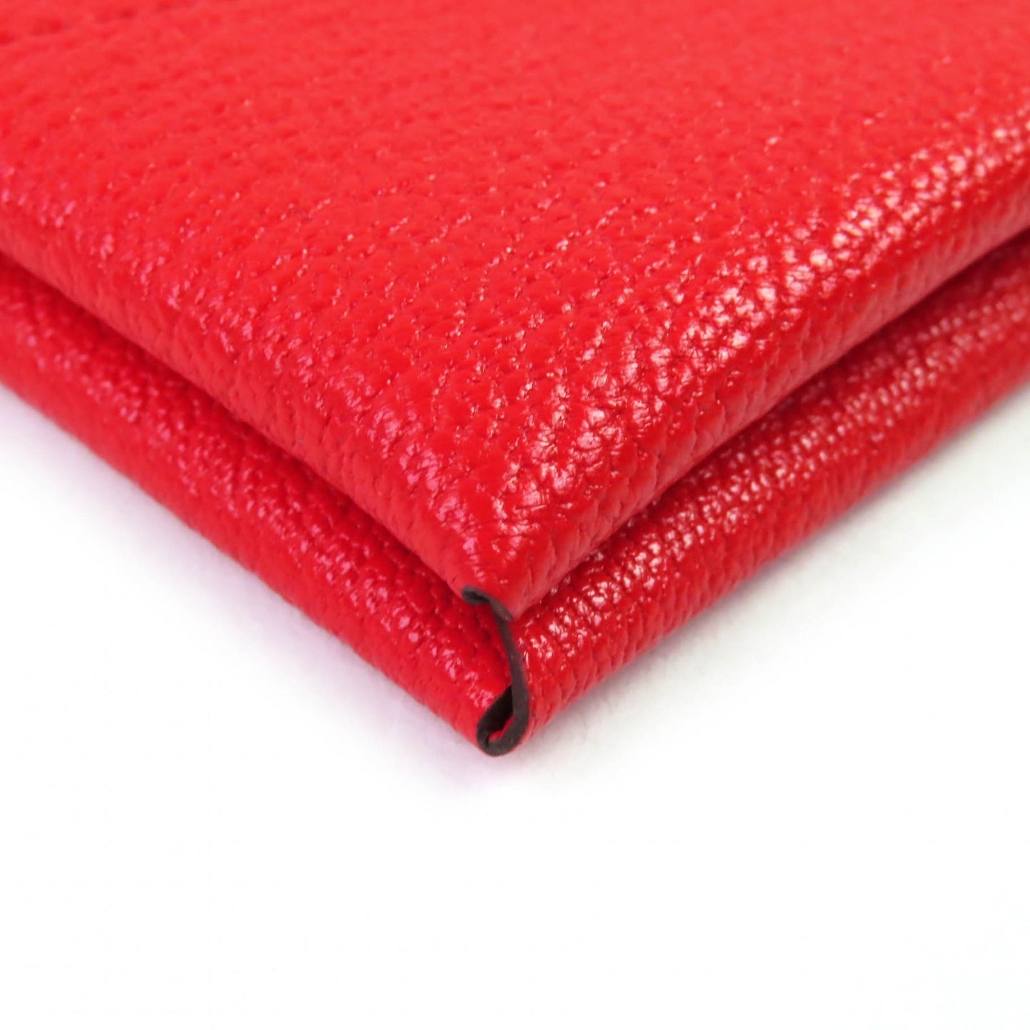 Hermes Calvi Chevre Rouge Coupe Silver Hardware Iwataya Exclusive Business Card Case