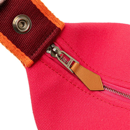 Herms Bride A Black Pm Handbag Pouch Hibiscus Pink Toile H