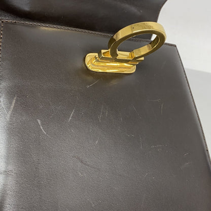 Salvatore Ferragamo Gancini Leather Handbag