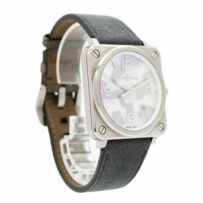 Bell & Ross Aviation Camouflage Brs-64-S-05335 White Dial