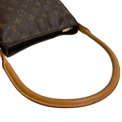 Louis Vuitton Looping Mm Monogram Leather One-Shoulder Bag/Semi-Shoulder Bag