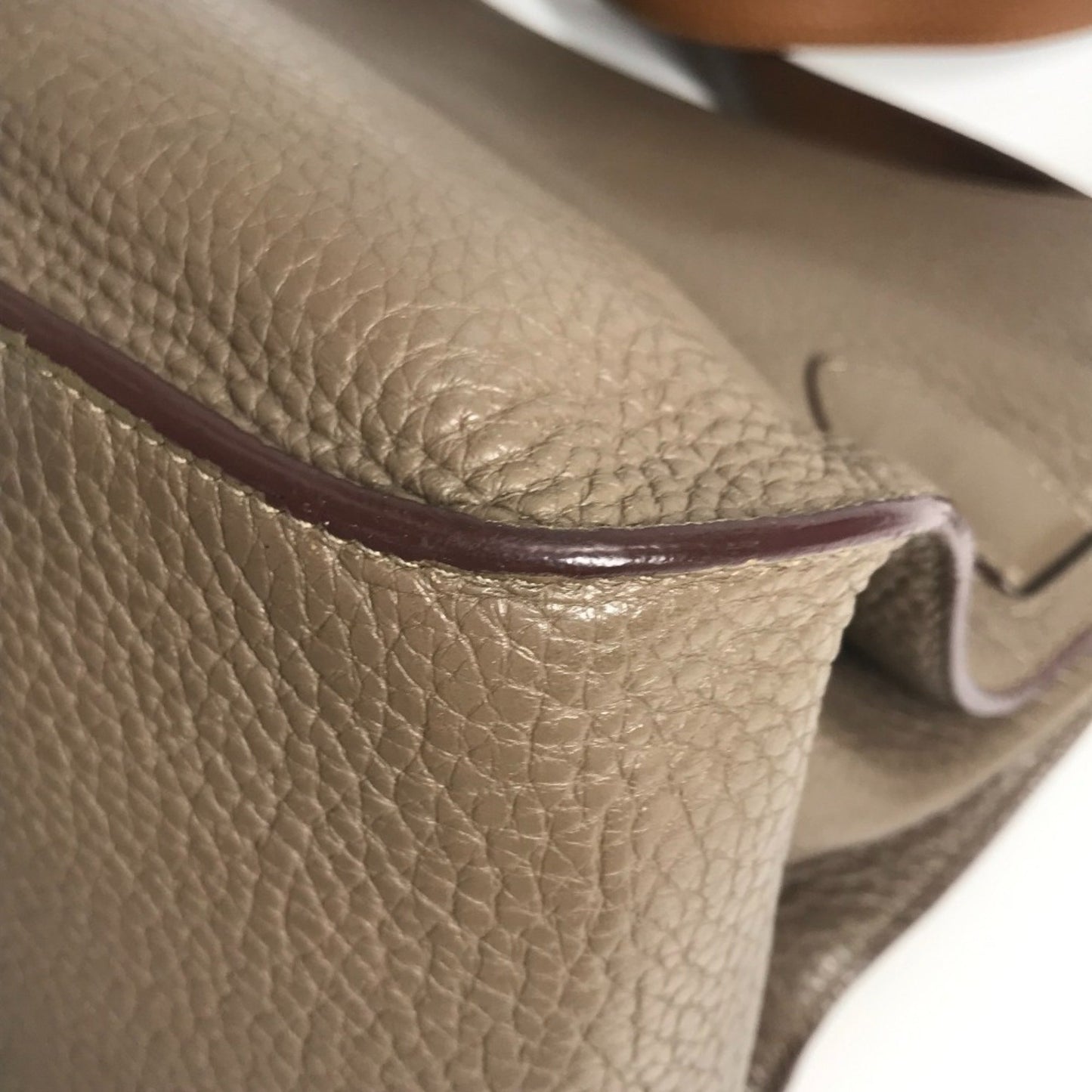 Hermes Gypsiere 34 Two-Tone Crossbody Flap Shoulder Bag In Taurillon Clemence Leather