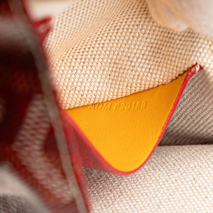 Goyard Plumet Pouch Wallet Red Leather