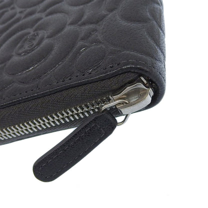 Chanel Camellia Coco Mark Round Long Wallet A82281