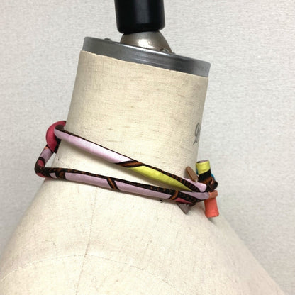 Hermes Hermes Choker Petit H Accessories Necklace Silk