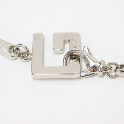 Gucci Women'S Silver Metal Charm Chain Belt