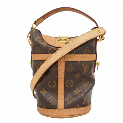Louis Vuitton Monogram Duffle Bag M43587 Brown 2-Way