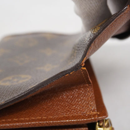 Louis Vuitton Monogram Porte Monnaie-Vieux-Tresor Wallet M61730 Brown