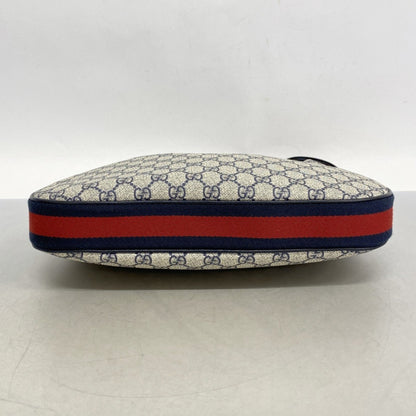 Gucci Gg Supreme Sherry Line Shoulder Bag 702823 Navy