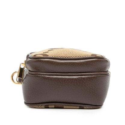 Gucci Jumbo Gg Handbag/Shoulder Bag 2Way 696072 Beige Brown Canvas Leather